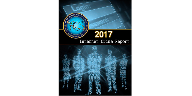 FBI report talking about itnernet crime in 2017