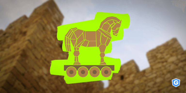 Trojan atacando segurança robusta.
