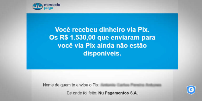 Golpe de e-mail usa imagem do Mercado Pago.
