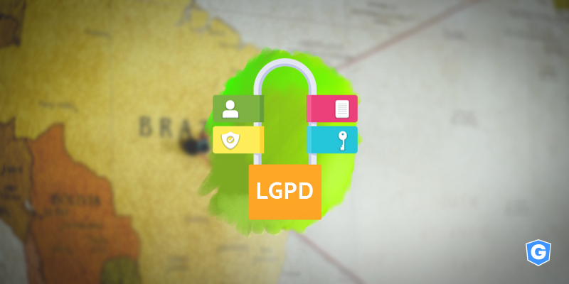 Map of Brazil representing LGPD.