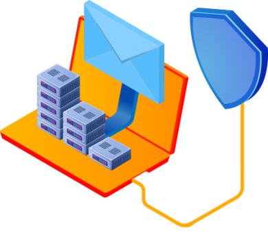 Email Server syncronized with Gatefy's DLP solution.